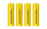 EZA104Y Esperanza rechargeable batteries ni-mh aa 2000mah 4pcs. yellow