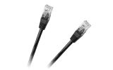 Patchcord kabel UTP 8c wtyk-wtyk 0,5m CCA czarny  cat.6e