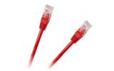 Patchcord kabel UTP 8c wtyk-wtyk 1.5m CCA czerwony