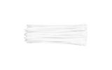Cable ties 3.6mm x 300 mm, white, 100pc