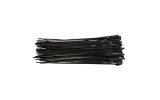 Cable ties 3,6mmx300mm, black, 100pc
