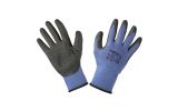 Working gloves, latex coated cotton with polyester, 2143X, size 8