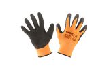 Working gloves, latex coated polyester (crincle), 3131X, size 8