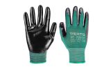 Garden gloves, nitrile coated, size 8"